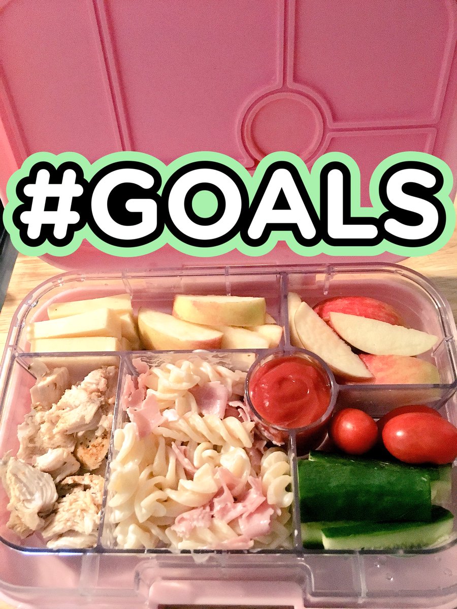 welshmumtweets's tweet photo. Today’s #Yumbox lunch for mini-me :
@CathedralCity cheese
Apple
Cucumber
Tomato
@HeinzUK reduced sugar/salt ketchup 
Creamy Ham Pasta
BBQ Roast Chicken Breast https://t.co/2hoqLJbEM6