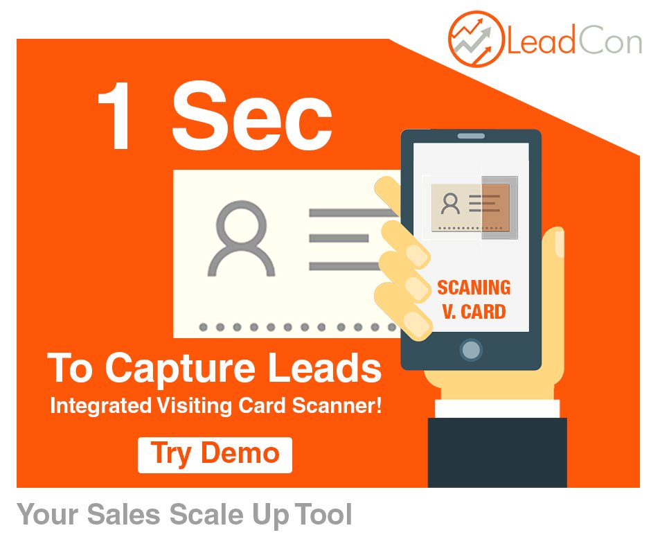 leadconscale's tweet image. 1 sec to capture the leads, Integrate #visitingcardscanner.  #leadcollection #conversion #LeadGeneration Visit us to know more - goo.gl/ptK13h