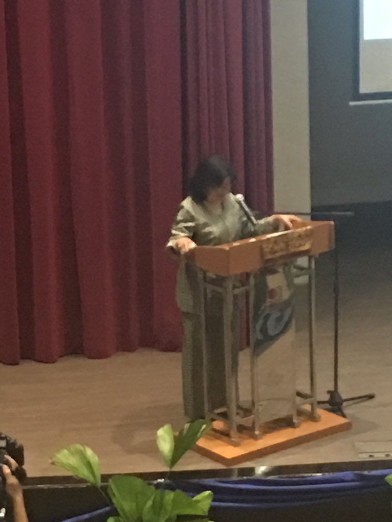 StephenSim11's tweet image. Tan Sri Rafidah Aziz at #CurtinMiri