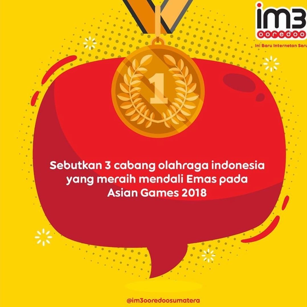 SobatIM3Batam's tweet photo. Yok Jawab Pertanyaan nya dengan cara :
.
1. FOLLOW @im3ooredoo &amp; @Im3OoredooSSA
2. LIKE &amp; Jawab pertanyaan di kolom komentar
3. Tag 5 temanmu untuk ikutan kuis
Buruan dapatkan voucher Pulsa 25k
Periode 6-10 September 
*Peserta hanya boleh mengikuti 1 kuis yang sama https://t.co/kZXhKIbNCD