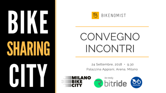 ZehusBike's tweet photo. What will be the future of bike sharing services in our cities? #Bitride will take part to Bike Sharing City on 24th September at 9.30 at Palazzina Appiani, Arena, Milan. #freefloating #bikesharing #zehus #technology#milan @bikenomistcom https://t.co/ufo7ccwMYe