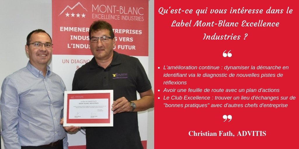 LabelMontBlanc's tweet photo. ADVITIS dirigé par Christian Fath s'engage dans un 1er cycle du #labelMBEI
Spécialisée en micro-décolletage et certifié EN 9100, ADIVITIS réalise plus de 60% de son CA sur le marché de l’aéronautique et 10% à l’export. https://t.co/w8RHSa3QSD https://t.co/1nYmMlcT3s