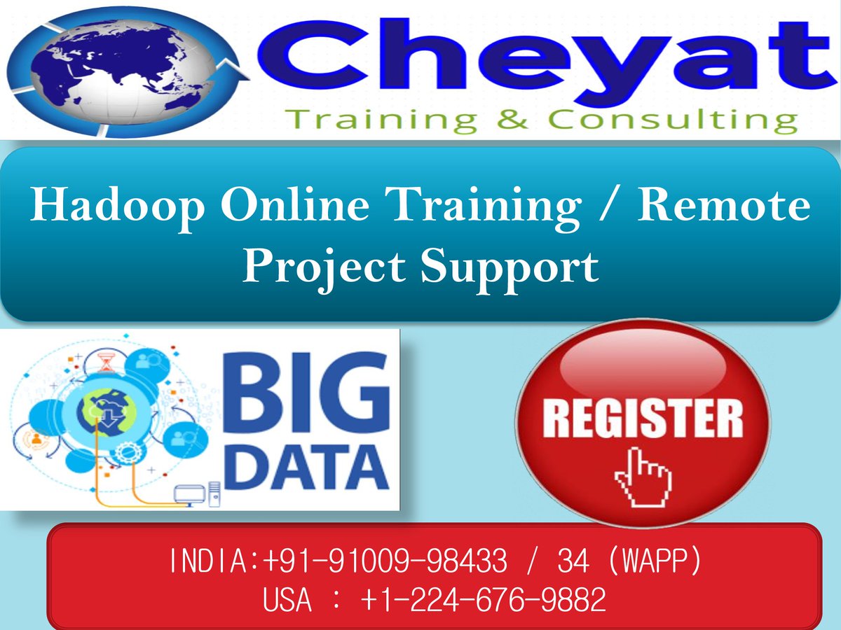 Cheyat_Tech's tweet image. Join with #CheyatTech to learn #HADOOPOnlineTraining by Industry experts. 

Course Content : cheyat.com/hadoop-online-…

For more info contact us : Trainings@cheyat.com
India : +91-91009-98433 / 34 (WAPP)
USA  : +1-224-676-9882 

#HadoopOnlineTraining #CheyatTechnologies