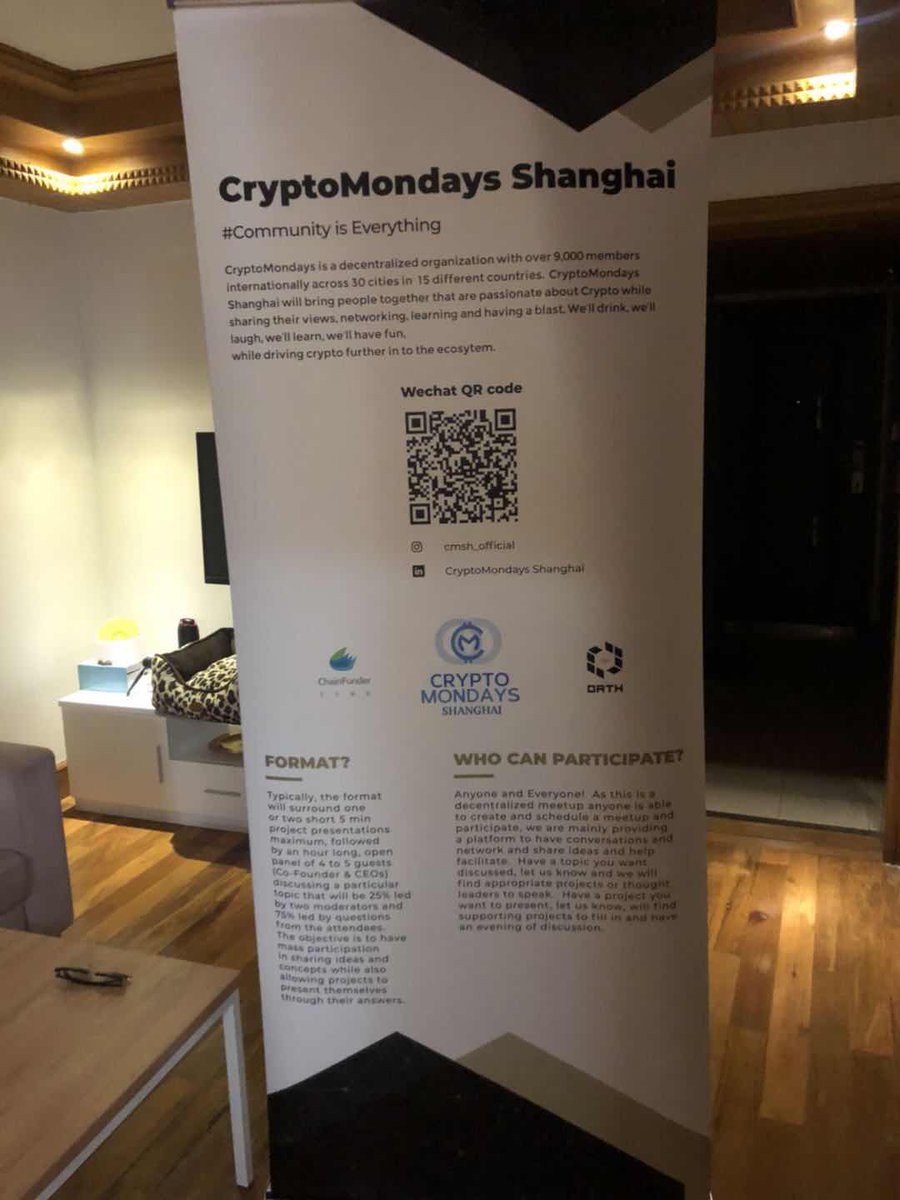 Excited for <a href="/SlushHQ/">Slush</a> tomorrow! Expected 15,000 people over 2 days and your favourite <a href="/CryptoMonday_SH/">CryptoMondays Shanghai</a> team will be there with bells on.

Come down, check out our budget booth, #tweet a photo of yourself with something with our logo on it and you'll get 1,000 mystery CM bucks. 🤣