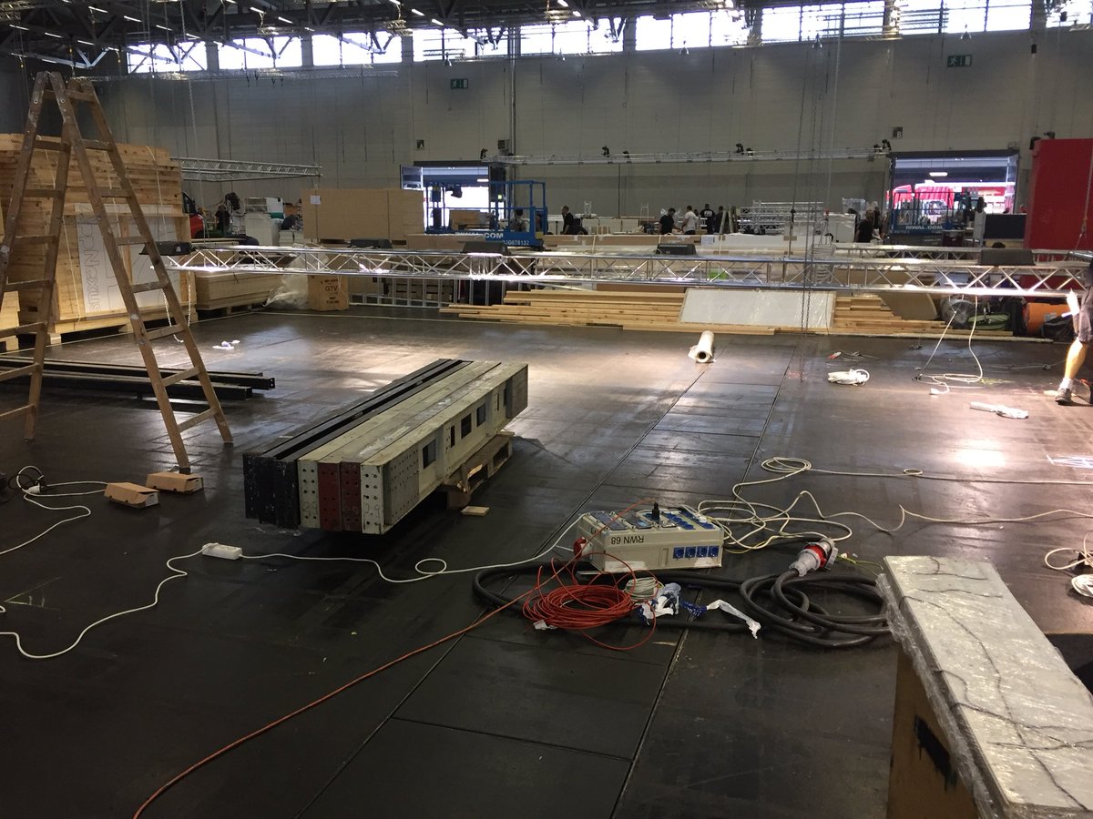 HedronCreative's tweet photo. Where has 2018 gone already? It’s September already and we are starting 1 of 3 builds today at #DMEXCO18. It’s going to be an intense 5 days... https://t.co/LSDWURy7ui