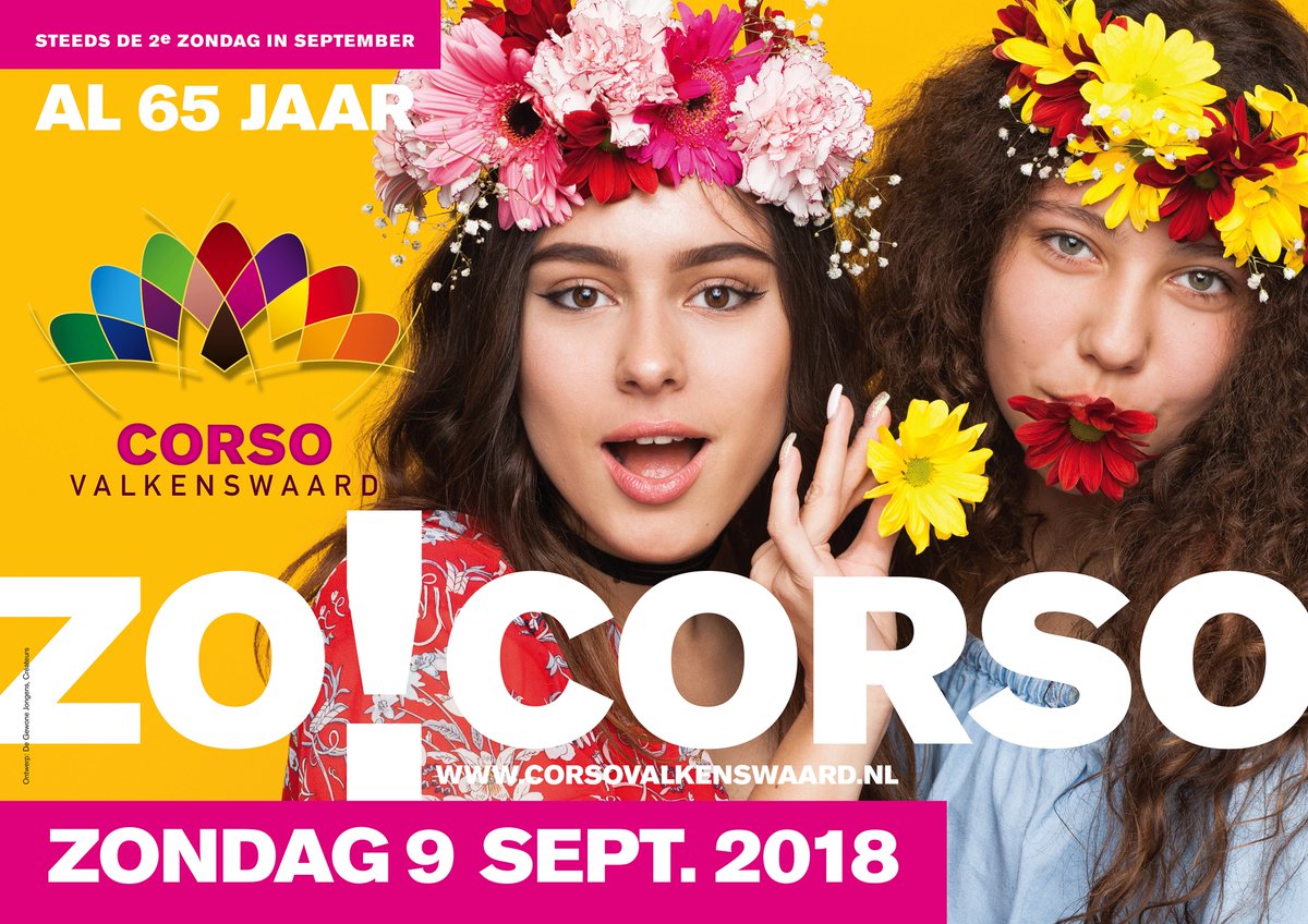BC_Valkenswaard's tweet photo. Vandaag voor de 65ste keer Corso Valkenswaard met het thema ZO! CORSO. 't Gezelligste dahliafeest van Brabant.
Blijf op de hoogte via onze social media kanalen Gebruik #corsovwaard #65jaarcorso https://t.co/RU6Cbeu3tG