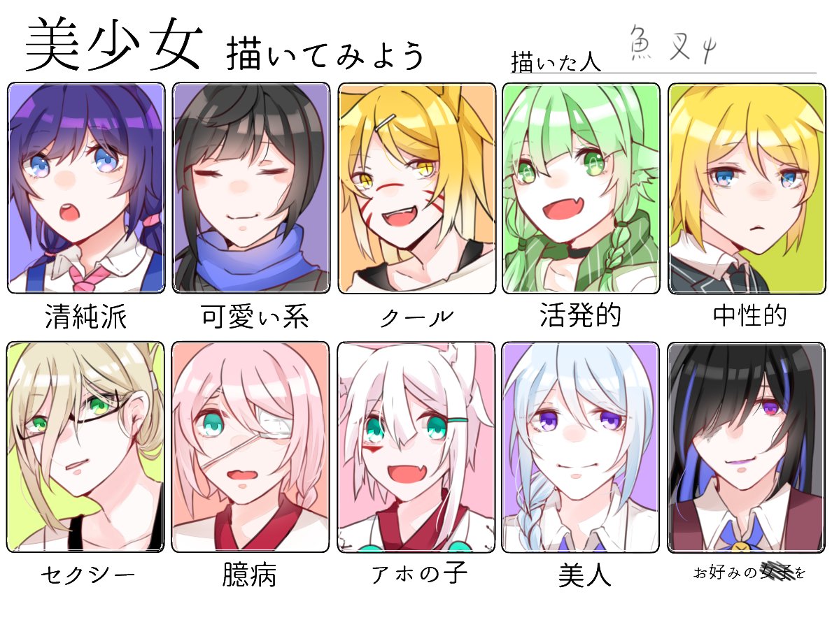 美少女描いてみよう 101ページ目 Togetter