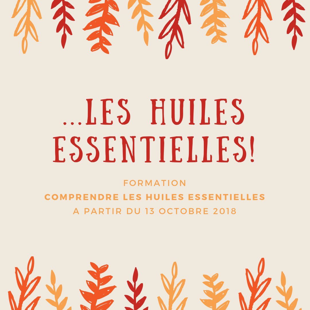 AlmaConsult's tweet photo. 6 journées pour comprendre les #huilesessentielles par @AlmaConsult les 13, 14 octobre, 3 et 4 novembre, 1 et 2 décembre. Une approche sensible, biochimique et psycho-émotionnelle des #plantesaromatiques. Pour s'inscrire:
https://t.co/UH4NhJizA0 https://t.co/R4GTO0f5fW