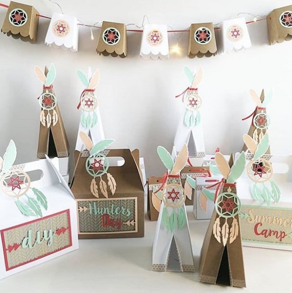 SelfPackagingEn's tweet photo. DIY time! It's simply amazing how Sonrisas de Papel customized our boxes to create these decorations for a party. What do you think?❤️ #DIY #selfpackaging #packaging #boxes https://t.co/6e8REXxO98