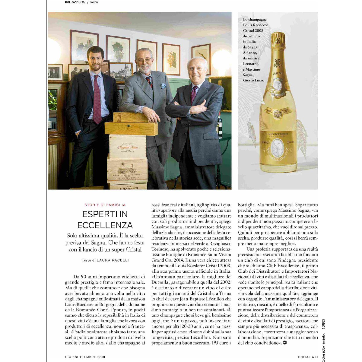 Zed_CommPR's tweet photo. Il nuovo calice da champagne della linea Performance di @RiedelUSA - The Wine Glass Company su @GQitalia, Settembre 2018!
#riedel #myriedel #wine #zedcommpr #press #pr #gqitalia https://t.co/dzJEcfbcka