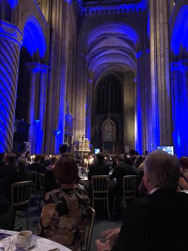 Amazing night for team @plglass at the @NEEChamber Annual Dinner hosted in the stunning @durhamcathedral with @MrGeorgeClarke as guest speaker. #NorthEast #NEEChamberEvents #DurhamCathedral