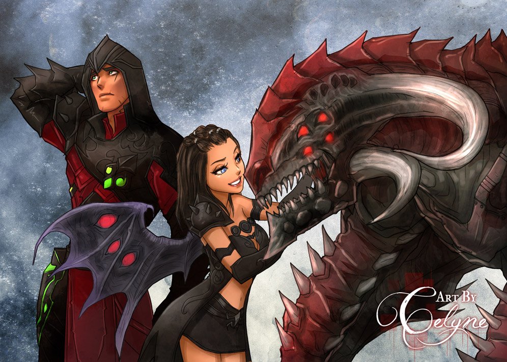 Money is tight right now. But the new Power Pack in <a href="/Riftgame/">RIFT | Play Now!</a> was too good to pass up.  Maelforge is my favorite Dragon. The Loyalty got me closer to Silver Tier. 
 
Celyne: Dracarys! 
Hiraya: I'm broke... 

#FanArtFriday  #TrionCreators