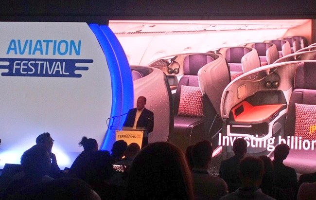 Campbell Wilson from <a href="/SingaporeAir/">Singapore Airlines</a> joins us to discuss #digital leadership at #AviationFest. '#Customer service is ingrained in our culture and #technology must be true to <a href="/SingaporeAir/">Singapore Airlines</a>'s DNA. They have to make travelling simpler and more enjoyable for customers.'