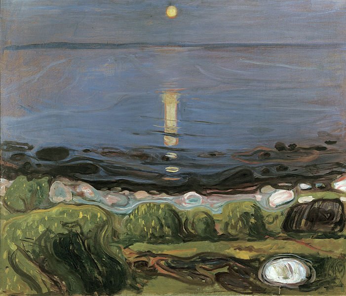 Artos170's tweet photo. "Edvard Munch"

  ' Summer Night by the Beach '
   
      c. 1902-1903. https://t.co/6GoaaaqI2t
