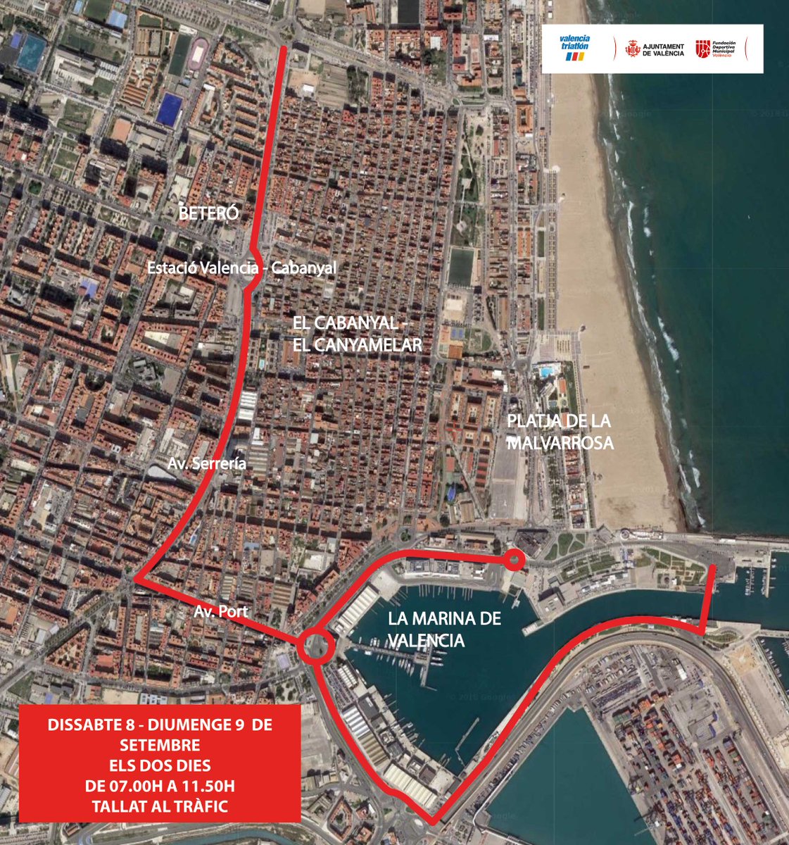 FDMValencia's tweet photo. Este fin de semana Valencia acogerá el Campeonato de Europa y Valencia Triatlón @VTriatlon.
Os recordamos los horarios y los recorridos. 
@policialocalvlc @TransitValencia @FTA_CV @ValenciaRunning @AjuntamentVLC @FedTriatloCV @TRIATLONSP @GVAculturesport @dipvalencia https://t.co/p87jEPWjtM