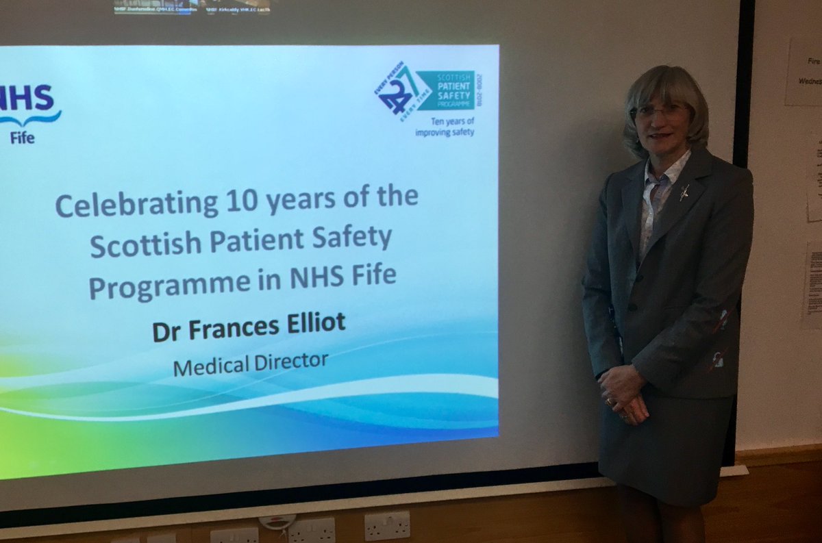 nhsfife's tweet image. Dr Frances Elliot - Medical Director @nhsfife welcomes delegates to our Quality &amp;amp; Safety Event celebrating 10 years of the Scottish Safety Programme and NHS Fife’s contribution #SPSP10