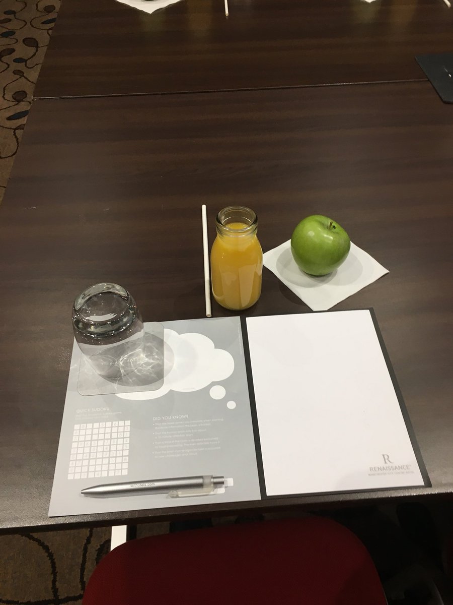 SB_Ambassadors's tweet photo. All set up for day two of the North West Ambassador Training @ Manchest Renaissance Hotel. https://t.co/n9DEertCPh