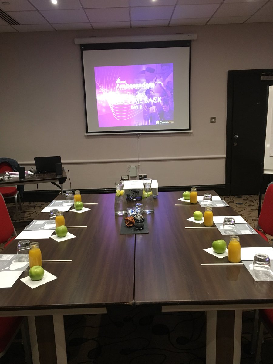 SB_Ambassadors's tweet photo. All set up for day two of the North West Ambassador Training @ Manchest Renaissance Hotel. https://t.co/n9DEertCPh