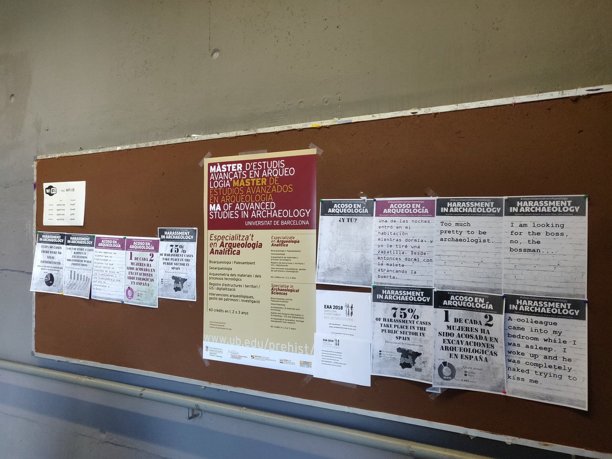 ¿Y si hacemos la  #s744 la más RT de estas  #EAA2018 en las que todo el mundo (arqueólogos hay 3000) mira para otro lado sobre un problema estructural y muy grave como es el acoso en arqueología. Mejor acallar y tapar que afrontar.  #arqueologiaenlucha #stopviolenceinarchaeology