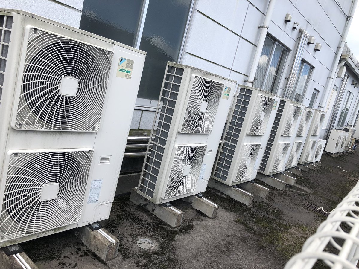 ダイキンとナショナルのエアコン室外機 業務用 #室外機