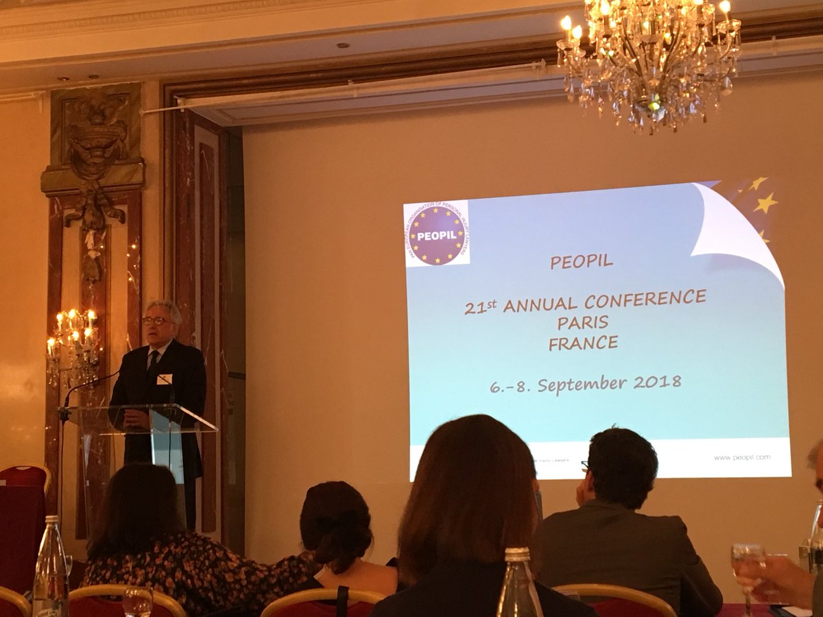 CLaWocate's tweet photo. Our excellent JP Bellecave chairman today at #PEOPILParis2018 👏🏻 https://t.co/DZdPUo43h8