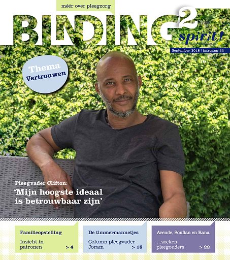 Leestip! 'Dansen tussen vertrouwen en betrouwbaarheid' : de nieuwe Binding- uitgave van <a href="/SpiritPleegzorg/">Spirit Pleegzorg</a> voor haar pleegouders is uit. Thema is 'Vertrouwen'. issuu.com/spiritcommunic…