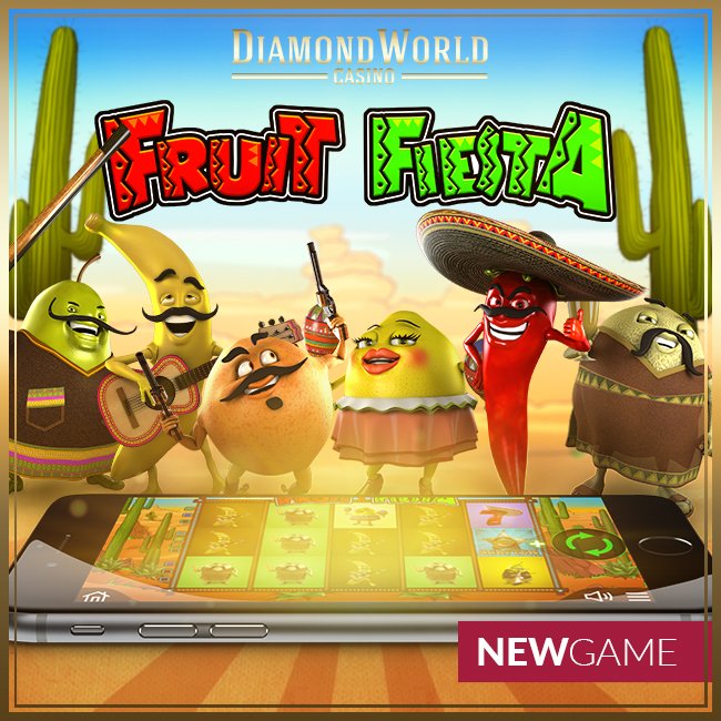 Diamond_Social's tweet photo. It's fiesta time! Join the fun in Fruit Fiesta slot! #FruitFiesta #slot #fiesta #fun #dwc  https://t.co/4tixPHe7Zq https://t.co/3y47k435Zj