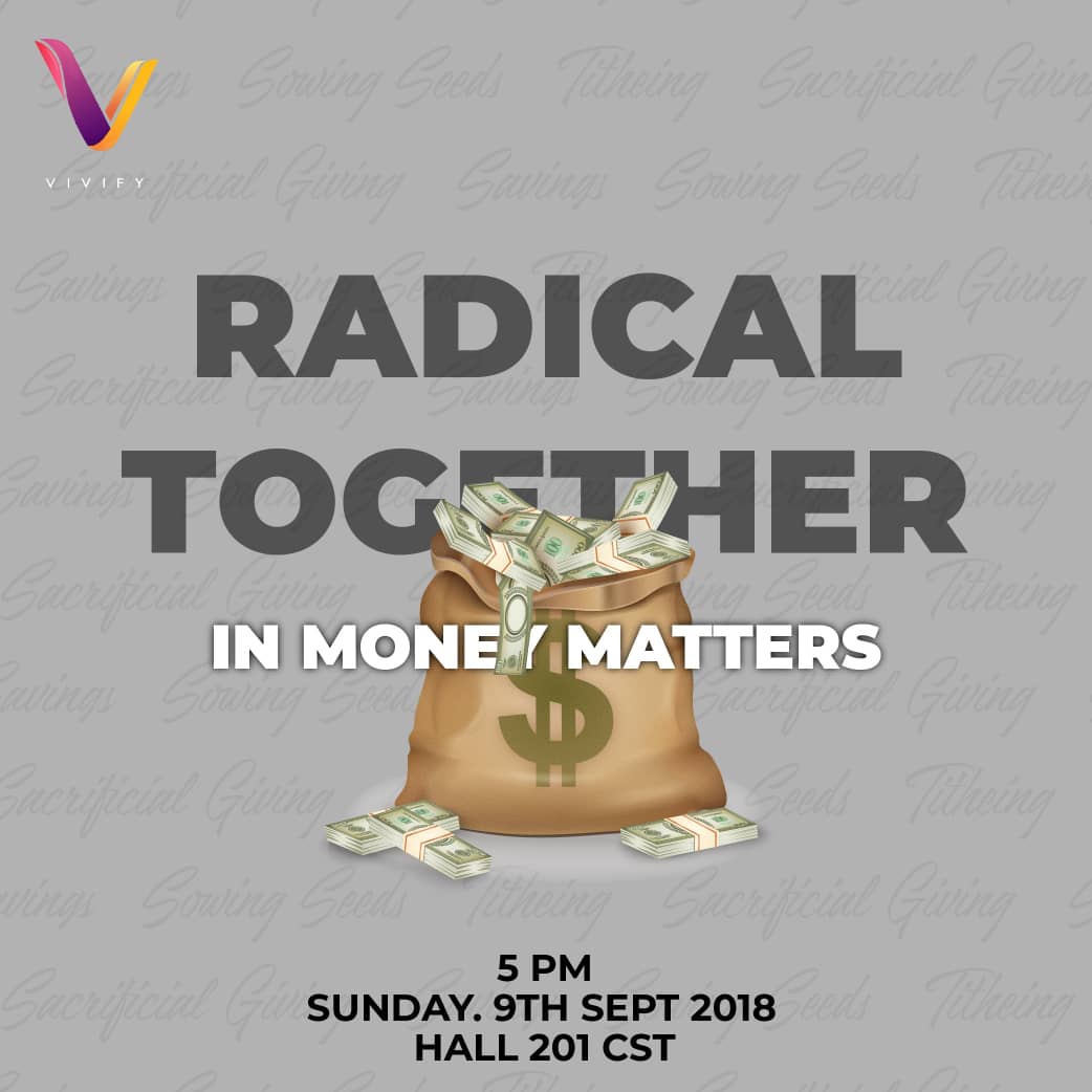 vivifiedchurch's tweet photo. Last week, we learnt the importance of unity in doctrine.
But about this Sunday!
Do you have questions about Tithing, God's provision, sowing and reaping, financial stewardship?
This is the place to be on Sunday.
#vivify #biblestudy #RadicalTogether #Money https://t.co/g70CNsLzjW