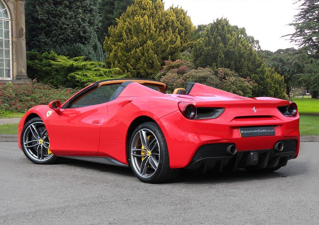 UKSignatureCars's tweet photo. We're speechless over this beauty! This Ferrari 488 3.9L Spider is by far one of the best cars out there. With just 1,000 miles clocked and a top speed of 202 mph, this 2018 Ferrari is what dreams a made of.
Fancy a test drive?😏 Call: 01642 711666. #FastFriday #Ferrari https://t.co/IVWpH4Vl1l