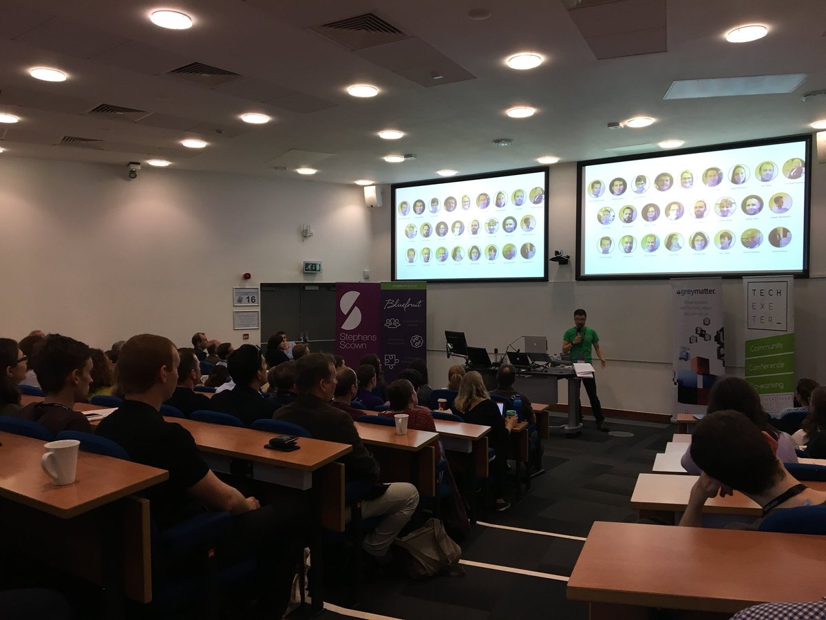 Great to see so many awesome female speakers at #TechExeter this year! 🙌