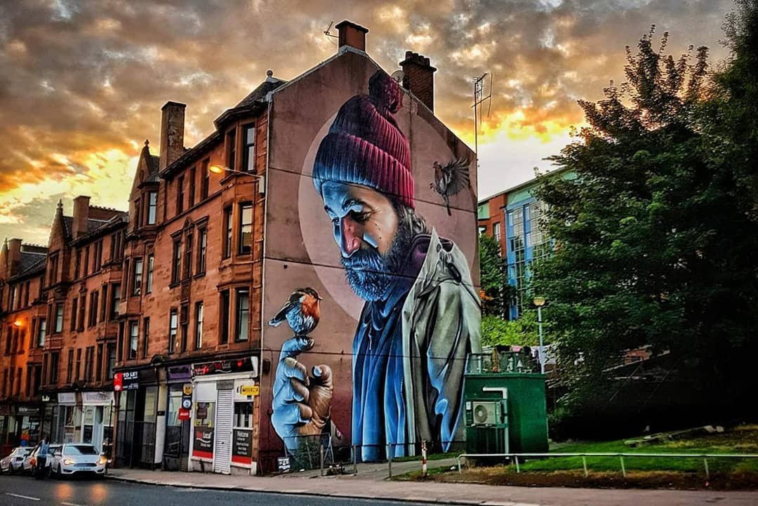 LOOK at this talent! 😲 We ❤️ the amazing #StreetArt in #Glasgow 😍 #PeopleMakeGlasgow 📷 Instagram.com/findingscotland
