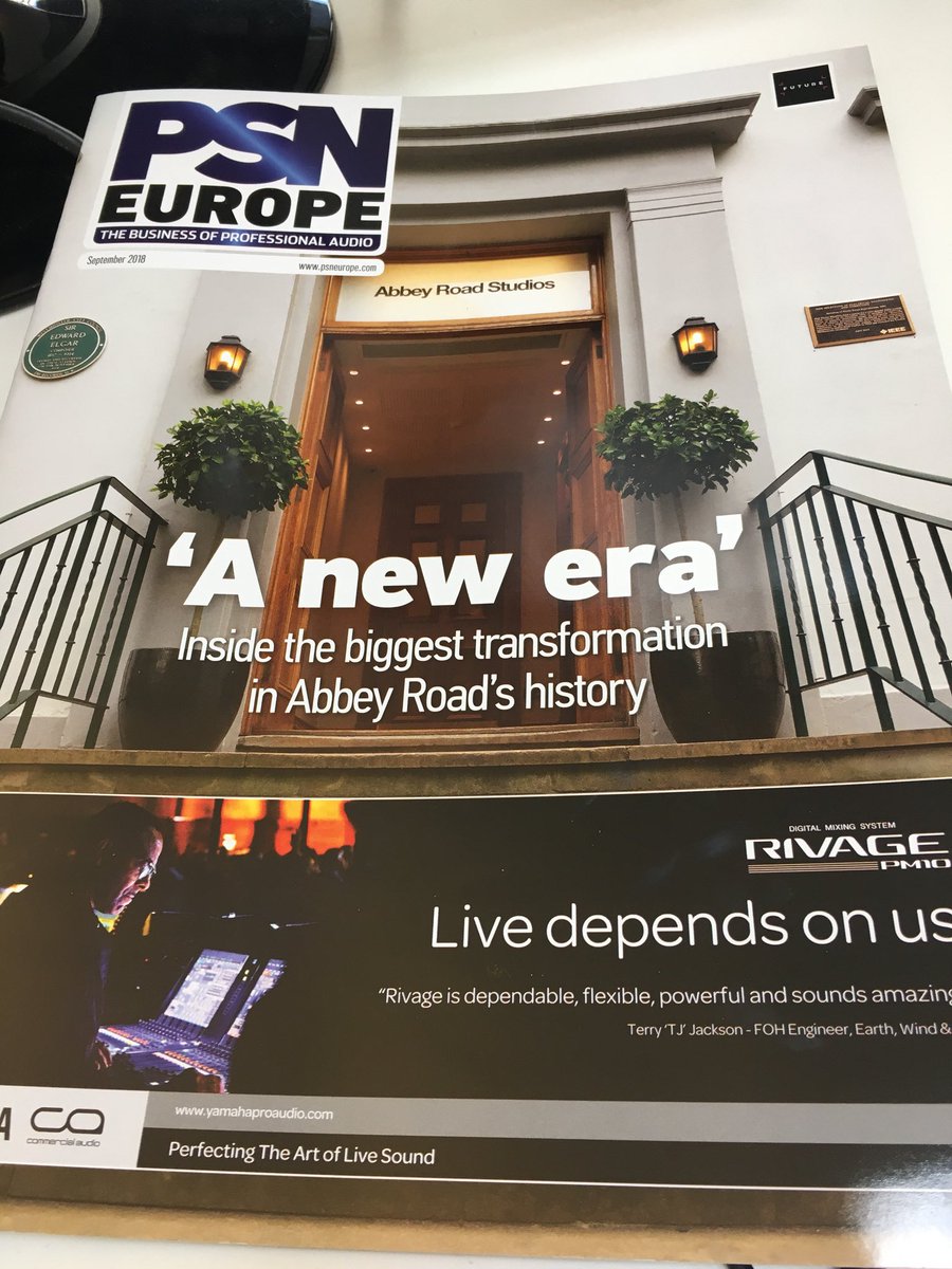New issue of <a href="/PSNEurope/">PSNEurope</a> out today, featuring <a href="/AbbeyRoad/">Abbey Road</a> @GHQSonicCuisine <a href="/SnapStudiosUK/">Snap Studios</a> <a href="/MeyerSound/">Meyer Sound</a> <a href="/plasashow/">PLASA Events</a> <a href="/SophieHunger/">Sophie Hunger</a> @SSEAudioGroup @Capital_Sound and more!