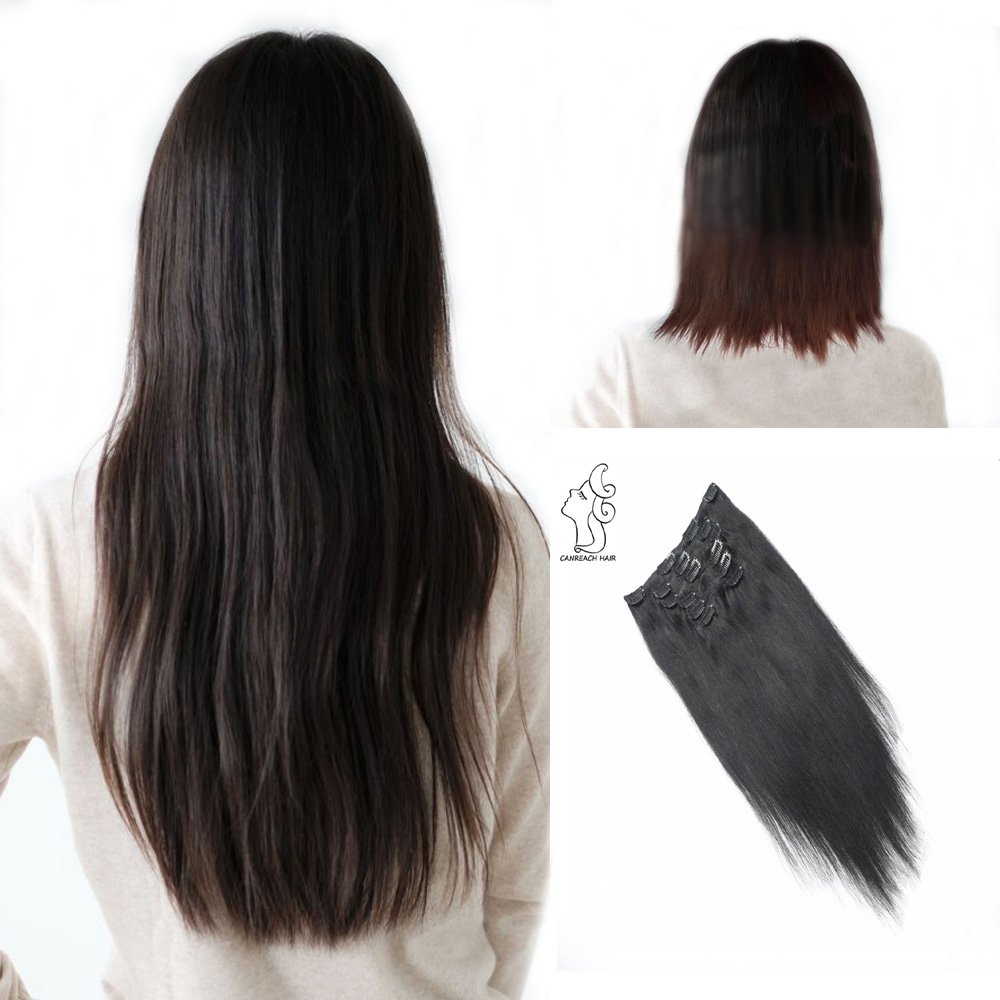 Cheap 5 Pieces/Set Clip On/In Synthetic Hair Extensions Black Straight Heat Resistant Synthetic Fiber Extensions for Women t.cn/RsfyCkA  #hairextensions #clipinhairextensions #cliponhairextensions #clipinhairwefts #hairwefts #hairweaving #clipins #clipon #clipons