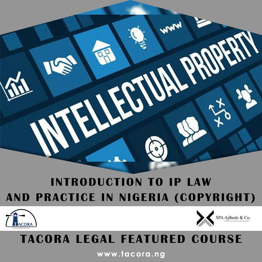 TACORA Legal Featured Course - Intellectual Property Law (Copyright) - mailchi.mp/4c75258ef783/t…
