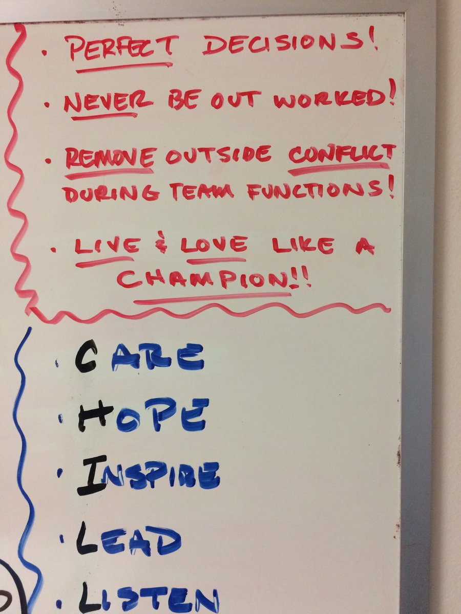 CoachHo's tweet photo. These were the last notes I left on my board for the quarterbacks and for the other coaches @McDanielFBall ! Beat Moravian 👊🏽 #YouAreWhy #WeR1 #TerrorForLife #WeGotYourBack https://t.co/oLvQGQ4Tt3