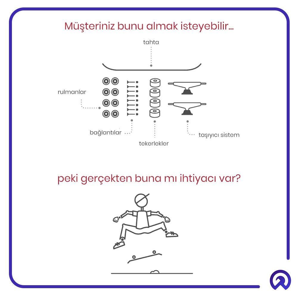 Müşterilerinizin istekleri ile gerçek ihtiyaçları farklı olabilir. Müşterilerinizi iyi analiz edip gerçek ihtiyaçlarını ortaya çıkartırsanız, müşteri deneyiminizi yükseltebilirsiniz. 😉 Gixal olarak müşterilerinizi sizlerle birlikte dinliyoruz ve gerçek ihtiyaç analizi yapıyoruz.