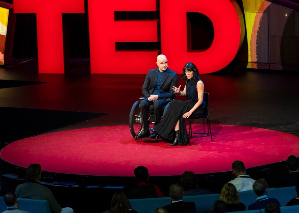 Can’t quite believe I get to say this - our TED 2018 talk, filmed in Vancouver this April, just launched. Hope you enjoy and help spread our love letter to realism in a time of grief: go.ted.com/markandsimone

<a href="/markpollock/">Mark Pollock</a> <a href="/TEDTalks/">TED Talks</a> #TED2018 #ScienceIsLove