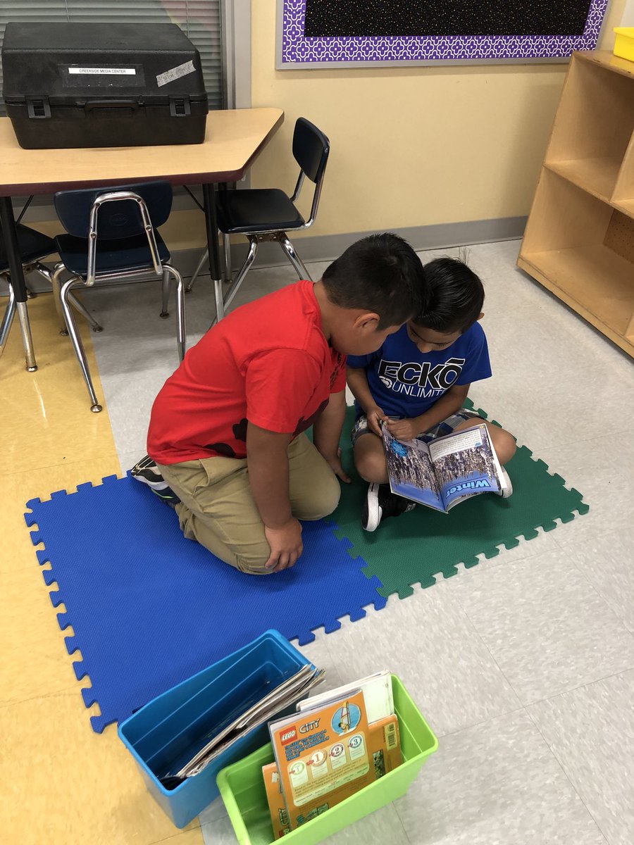 Practicing reading to someone and loving it! @theCreekDPS  #CESproudDPS #readingmotivation
