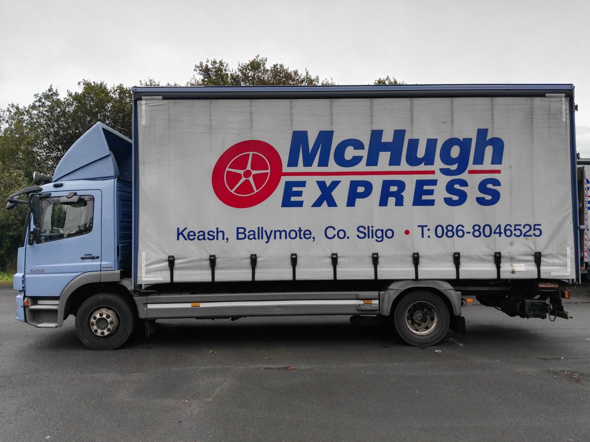 McHughExpress's tweet photo. Good to see that @colmburnscomm found a good customer for our old truck #popemobile #SpotTheDifference https://t.co/7hQ4wYHfDj