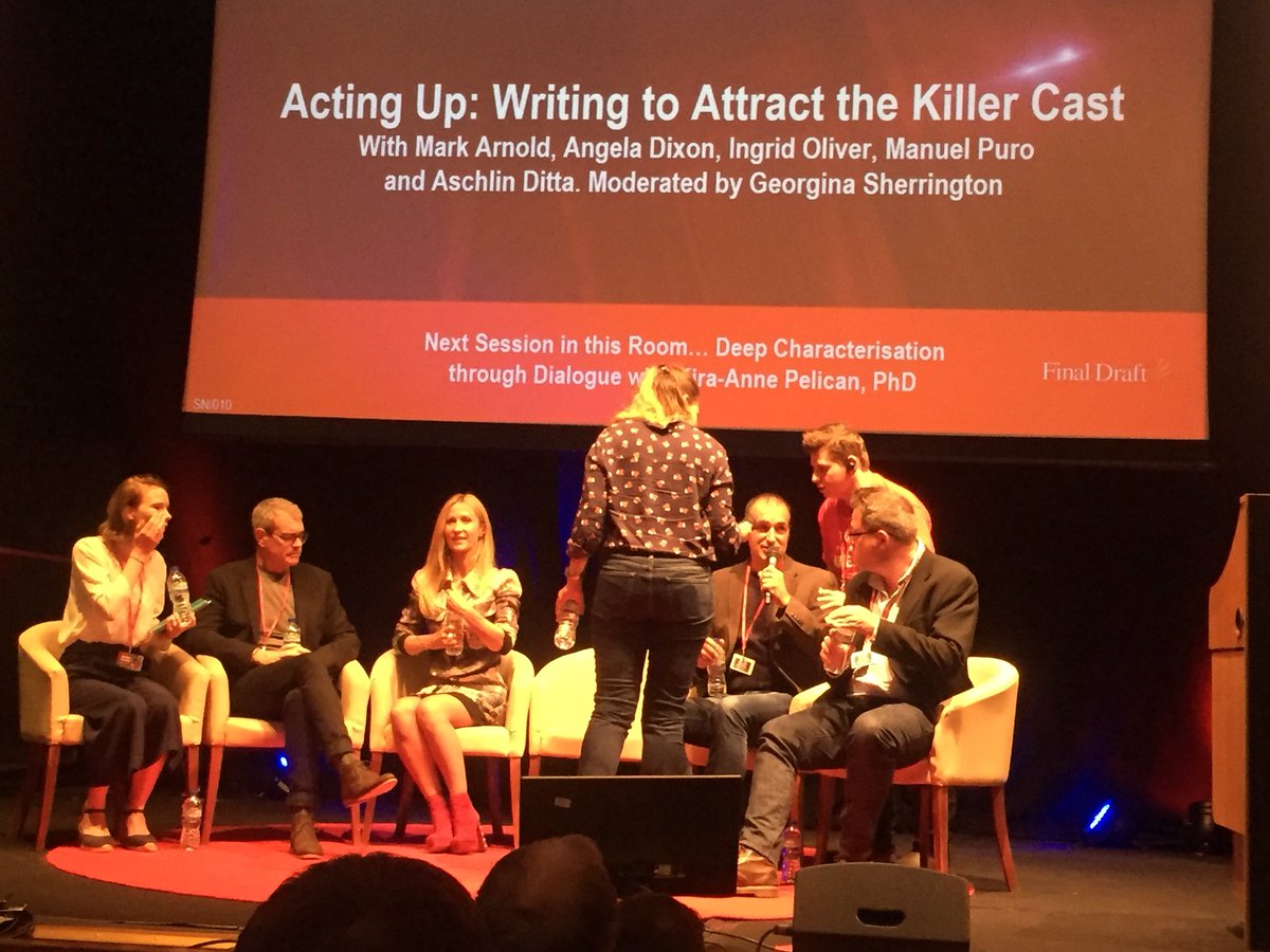 NatKatNefertiti's tweet photo. The moment you realise that Mick from Teen Wolf is on the panel! 🤗 #teenwolf #markarnold #Londonswf https://t.co/uRUnWUI2nV
