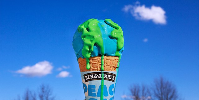 It's time to #RiseForClimate! Join us and people all over the world on Saturday to demand that politicians stand with their communities and deliver more than just words.. Find an event near you at benjerrys.co/riseforclimate #ClimateAction #FossilFree
