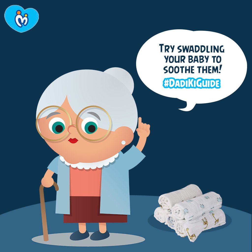 MamyPokoIN's tweet photo. Newborns can get cranky for no reason and here's a quick #DadiKiGuide that can help you calm them! Click here https://t.co/uweuHmLIvD to learn to how to swaddle!
#MamyPoko #Unicharm #BabyNeeds https://t.co/49uxJ3ZCMW