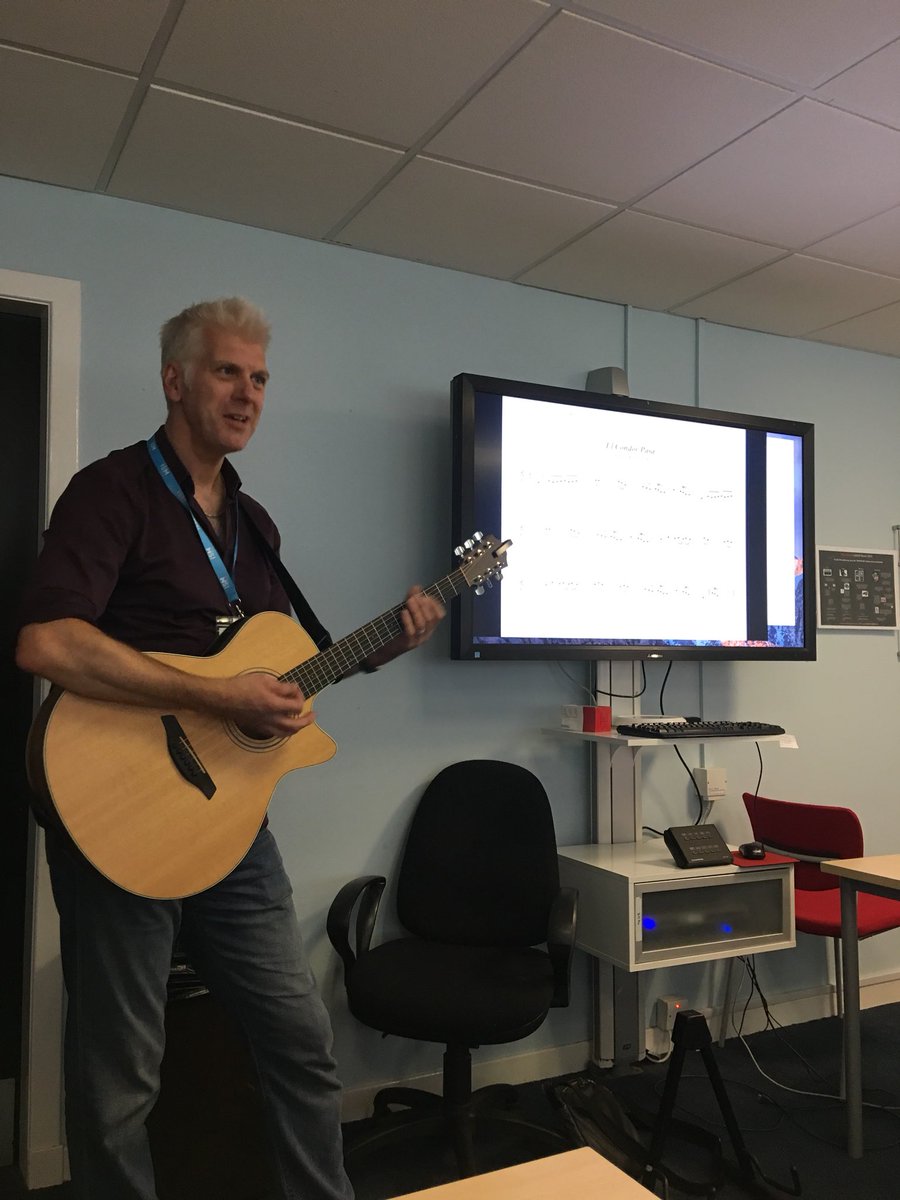 angelajaap's tweet photo. Well done to Alan and John for their sessions @SAMEMusEdScot #SameConf22 also thanks to our @RCStweets #BEdMus3 students Paul and Fraser for the musical entertainment at lunchtime https://t.co/WgQVecTB49