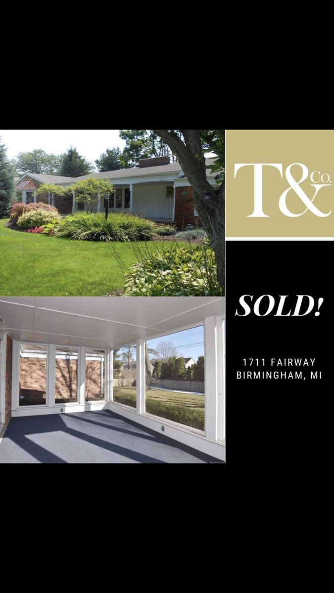 LucineTarman's tweet photo. 💥SOLD!💥
Congratulations to my Buyers!😍🏡
It was such a pleasure to help them find a perfect home.
#Sold
#ForSale
#RealEstate
#Birmingham
#BirminghamRealEstate
#KWDomain
#TarmanCo
#TandCo
#MetroDetroitsHomeConnection https://t.co/pDS9jMNWlf