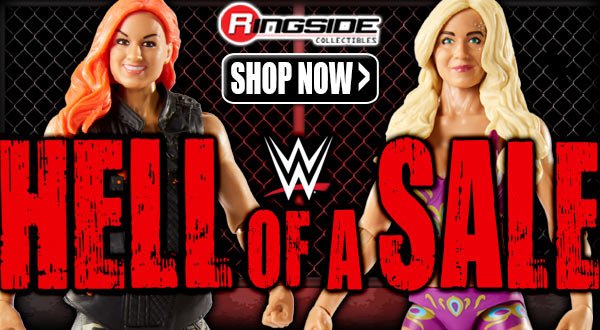 RingsideC's tweet photo. Hell of a Sale going on NOW at @RingsideC https://t.co/u2iD9lOk4l! Save on #Mattel #WWE Figures, Rings, Accessories & More! Shop now at https://t.co/qlAZdXk2Fz! #WWEHIAC #HellinaCell @BeckyLynchWWE @MsCharlotteWWE #Raw #SDLive #BeckyLynch #CharlotteFlair #HellofaSale https://t.co/wHVpA5uQry