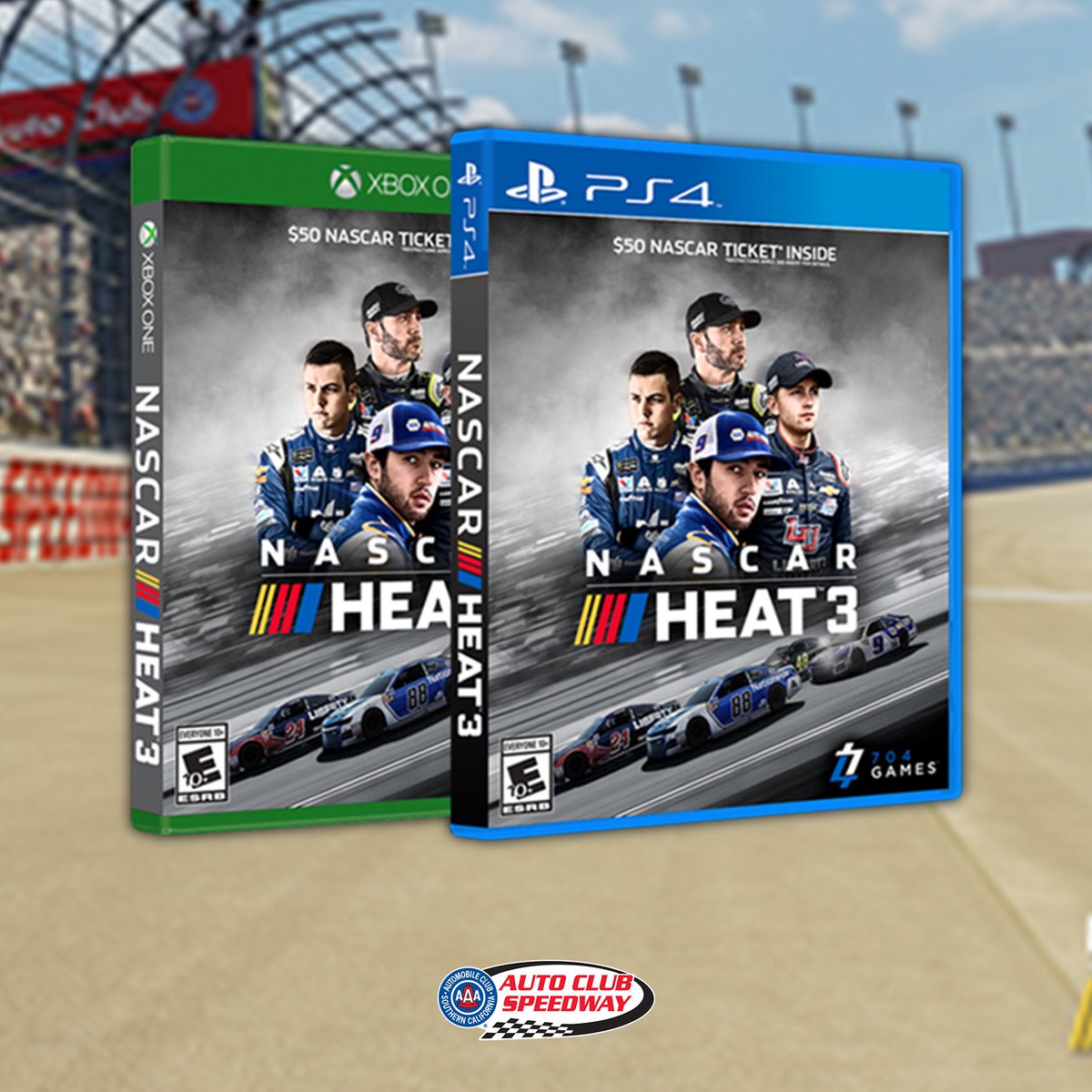 RT for the chance to win the new #NASCARHeat3 video game! 🎮 One winner will be randomly selected.