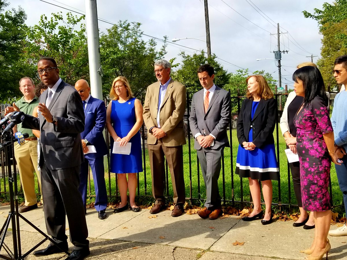 Darrell_Clarke's tweet photo. When school buildings are in bad physical shape, when they aren't warm in winter or cool on hot days, kids notice. @SenatorHughes is right: School should NOT feel like jail. #PAlege must fund #PlanCon & fix this. https://t.co/ctjunTMoVt