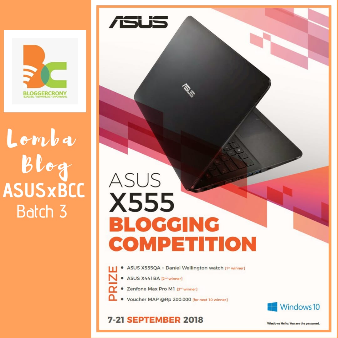 bloggercrony's tweet photo. Lagi butuh laptop, atau smartphone, atau voucher MAP aja buat belanja? Ikutan yuk #LombaBlogASUSXBCC3! 🤣🤣

Baca syarat dan ketentuannya di
https://t.co/Z4O85HR4zr

Kalau sudah bikin, submit link blog lomba Asus X BCC Batch 3 di
https://t.co/AIv96EvbvQ. Deadline 21 Sept 2018! https://t.co/1Iz8Q2RBRB