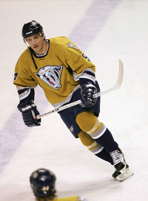 PredsAlmanac's tweet image. #OTD in #Preds history (2005):
Nashville signs free agent center Yanic Perreault.

(pic: Getty)