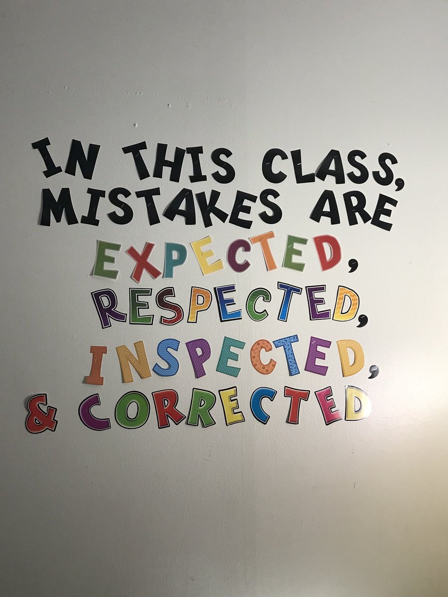 How do you let your students know all thoughts and ideas are welcome #youknighted #believeinmesquite